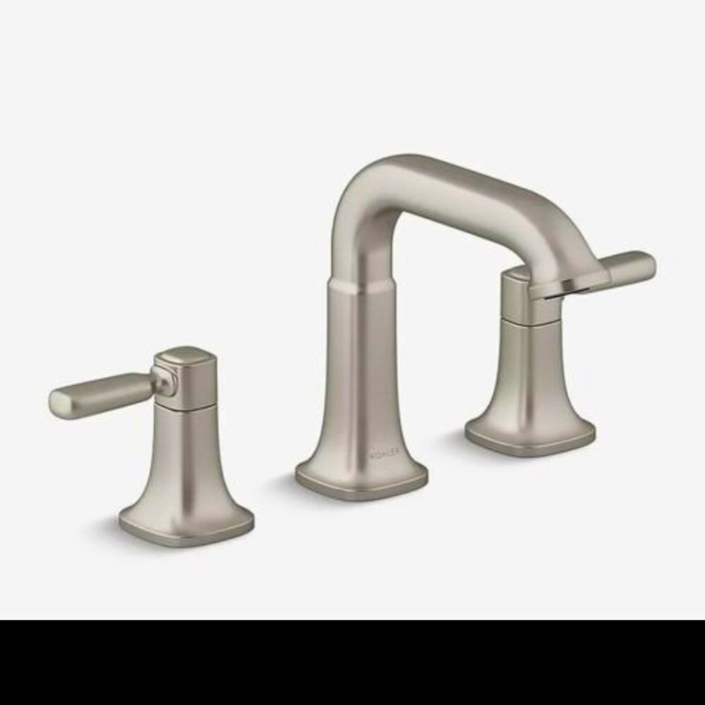 KOHLER Terzet Widespread Bathroom Faucet Brushed Nickel REC34946-4D-BN